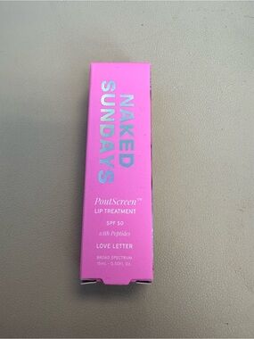 Naked Sundays PoutScreen Lip Treatment — Love Letter